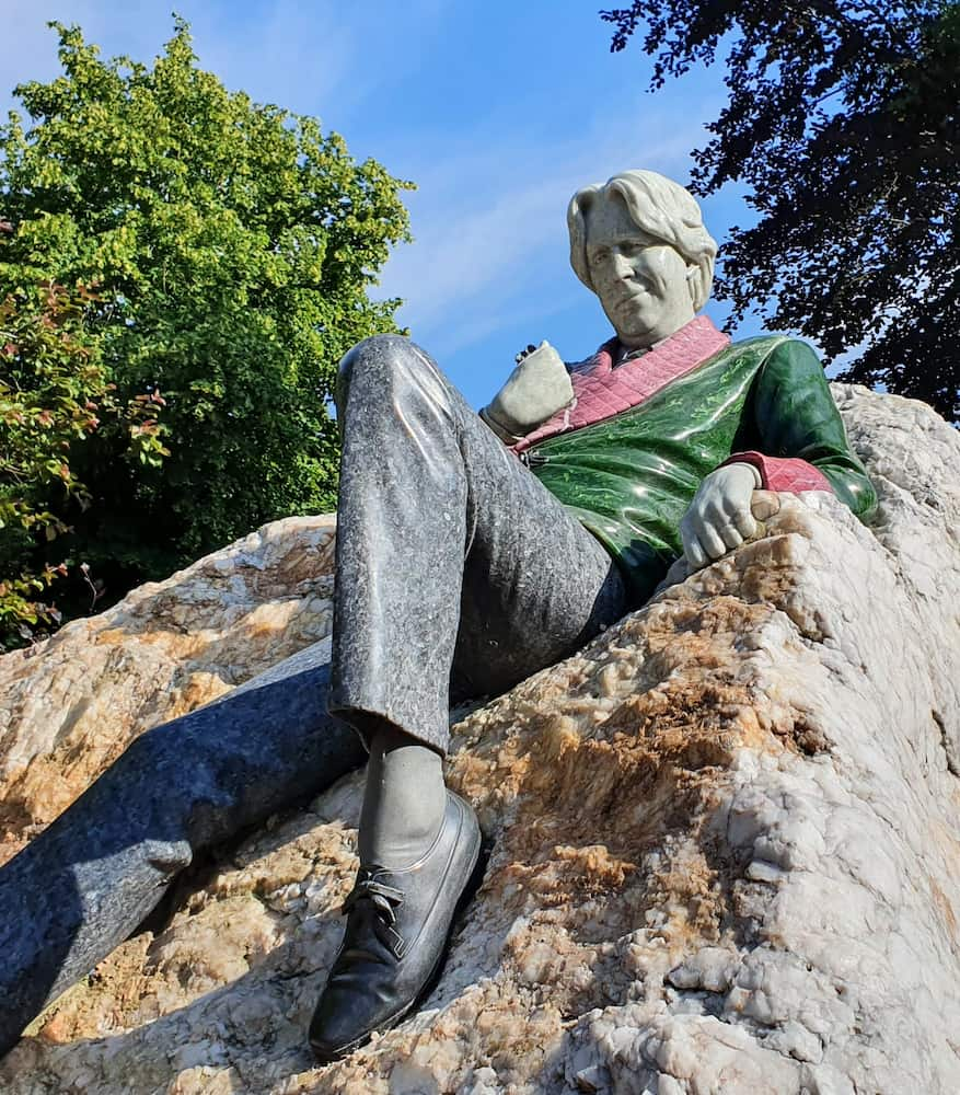 Le monument Oscar Wilde