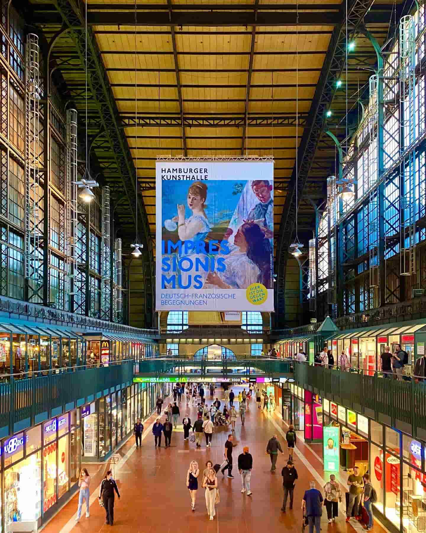 Gare centrale de Hambourg, Allemagne